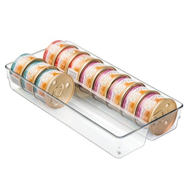 iDesign - Lade Organizer, 2 Vakken, 15.2 x 30.5 x 5.1 cm, Kunststof, Transparant - iDesign Linus