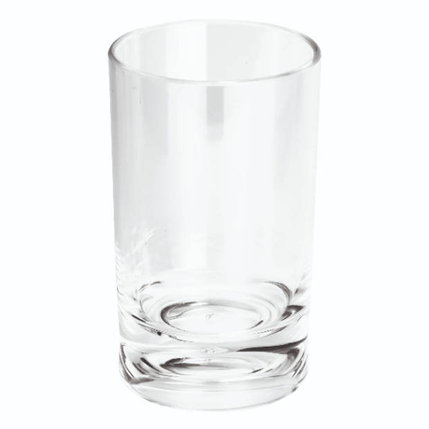 iDesign - Badkamer Drinkglas, Kunststof, Transparant - iDesign Eva