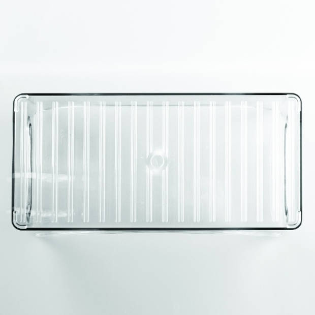 Koelkast Organizer, 14.3 x 28.6 x 12.7 cm, Kunststof, Transparant - iDesign Fridge Binz