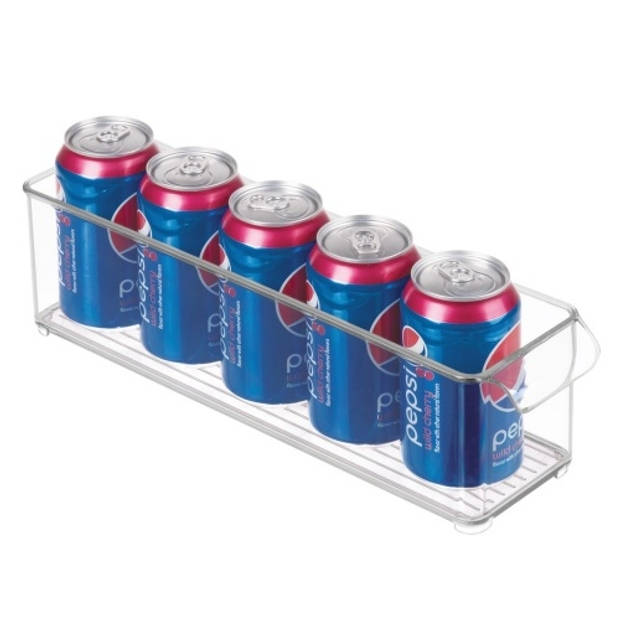 Koelkast Organizer, 9.9 x 9.9 x 37.1 cm, Kunststof, Transparant - iDesign Fridge Binz