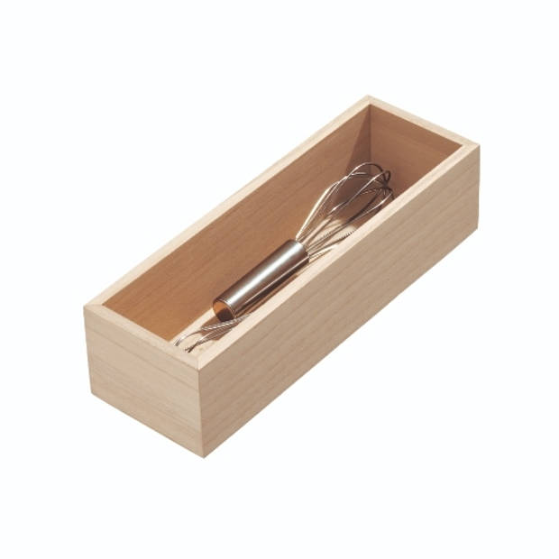 iDesign - Lade Organizer, 25.4 x 8.4 x 6.3 cm, Paulownia Hout - iDesign Eco Wood