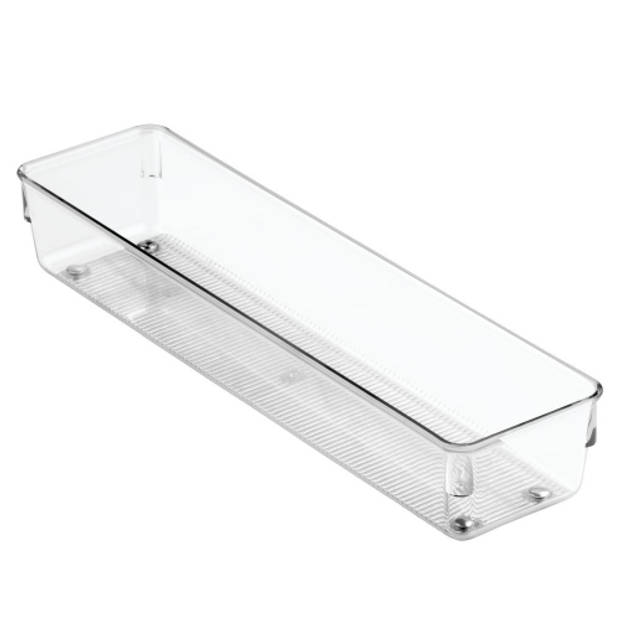 iDesign - Lade Organizer, 7.6 x 30.5 x 5.1 cm, Kunststof, Transparant - iDesign Linus