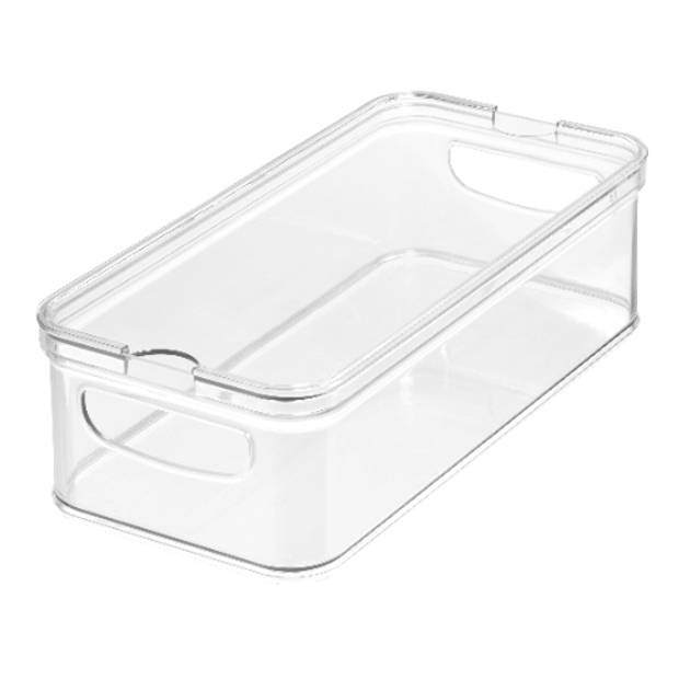 iDesign - Opbergbox Koelkast, 32.5 x 16.3 x 10 cm, Kunststof, Transparant - iDesign Crisp