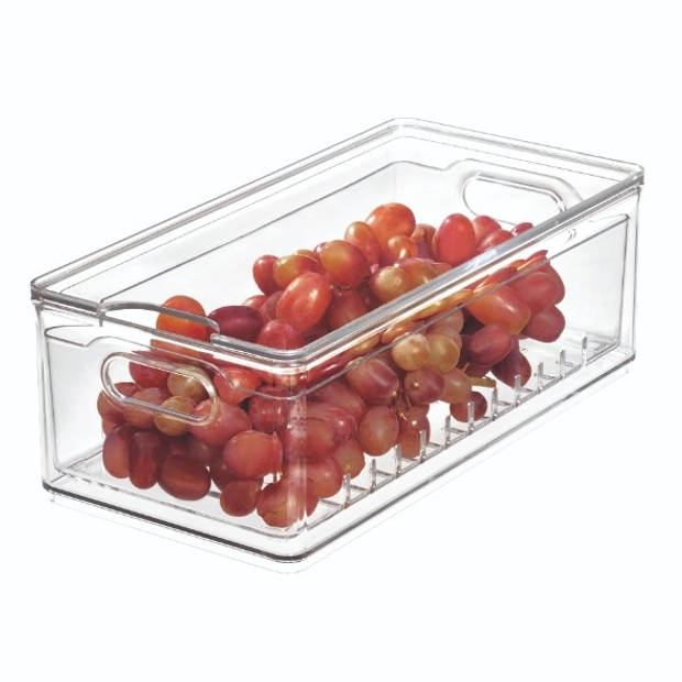iDesign - Opbergbox voor Fruit, Groot, 15.2 x 30.5 x 10.7 cm, Kunststof – iDesign The Home Edit