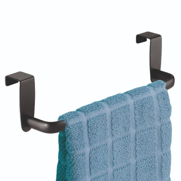 iDesign - Handdoekhouder, Ophangbaar, 5.3 x 26.7 x 17.8 cm, RVS, Zwart - iDesign Axis