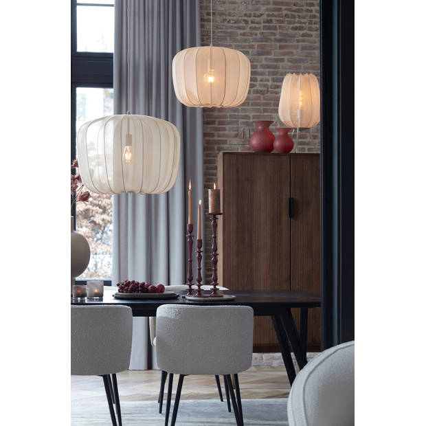 Light & Living - Tafellamp PLUMERIA - Ø34x60cm - Bruin