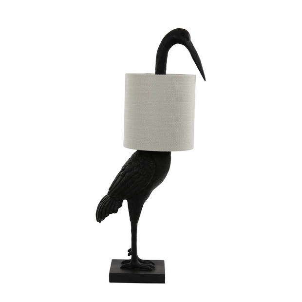 Light & Living - Tafellamp CRANE - 33x30x76.5cm - Zwart