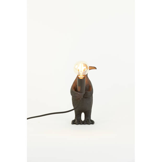 Light & Living - Tafellamp PENGUIN - Ø12x24cm - Zwart
