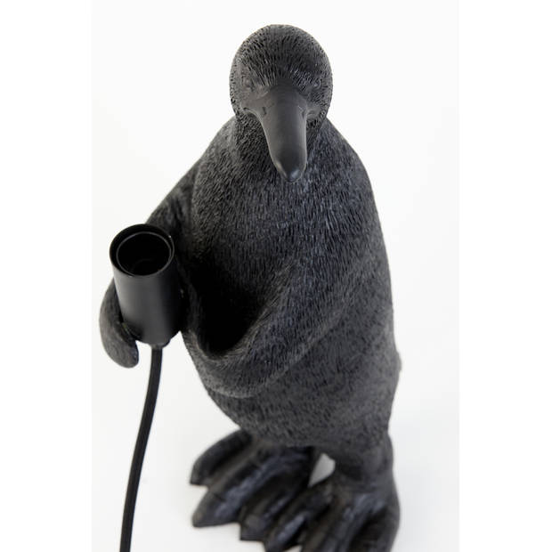 Light & Living - Tafellamp PENGUIN - Ø12x24cm - Zwart