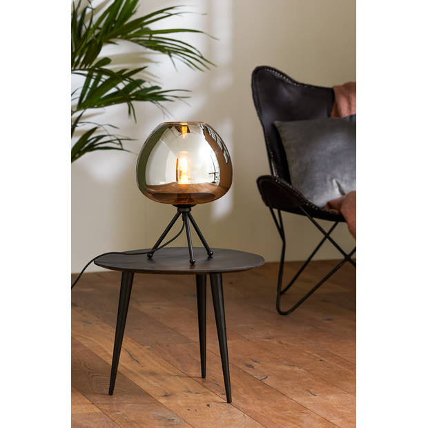 Light & Living - Tafellamp MAYSON - Ø30x43cm - Grijs