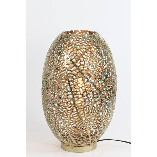 Light & Living - Tafellamp SINULA - Ø33x52cm - Goud