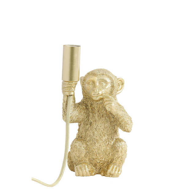 Light & Living - Tafellamp MONKEY - 13x12.5x23.5cm - Goud