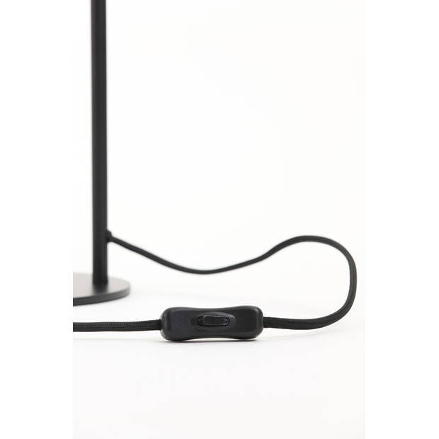 Light & Living - Tafellamp METTE - 24x20x43cm - Zwart