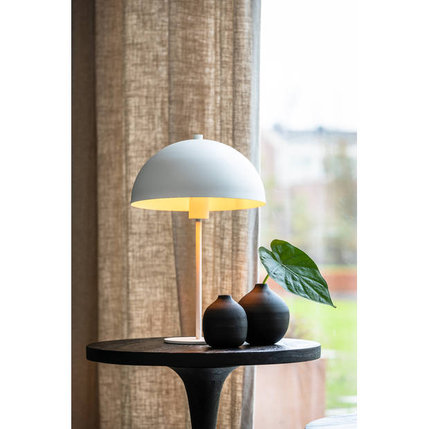 Light & Living - Tafellamp MEREL - Ø29.5x45cm - Wit