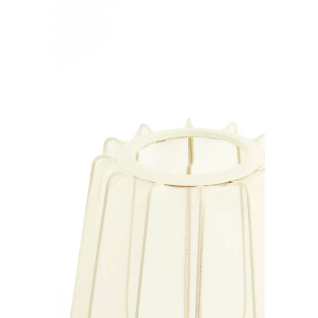 Light & Living - Tafellamp PLUMERIA - Ø25x45cm - Beige