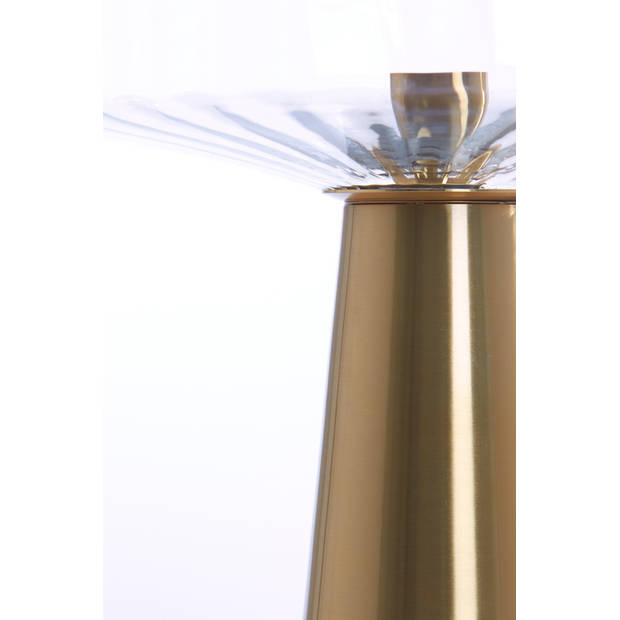 Light & Living - Tafellamp PLEAT - Ø30x45cm - Helder