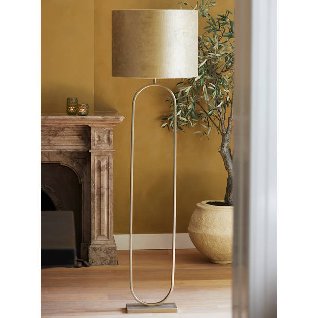 Light & Living - Vloerlamp JAMIRI - 30x15x142cm - Goud