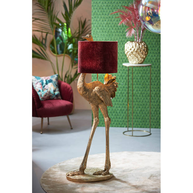 Light & Living - Vloerlamp OSTRICH - 62x50x146.5cm - Brons