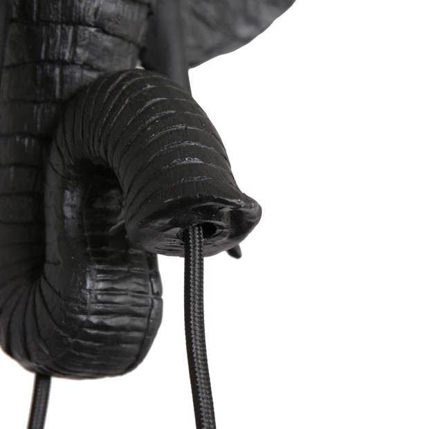 Light & Living - Wandlamp ELEPHANT - 35x13x36cm - Zwart
