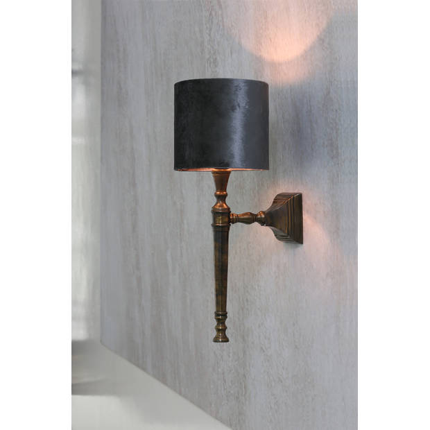 Light & Living - Wandlamp DELHI - 15.5x9x35.5cm - Brons