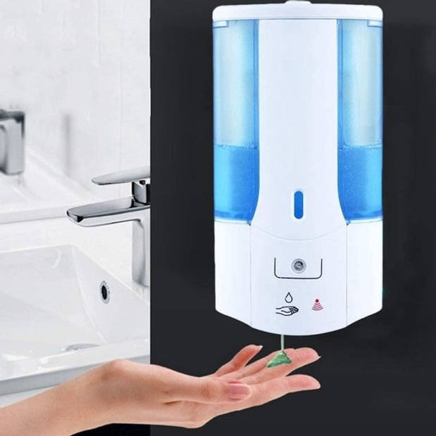 Zeepdispenser met sensor +4x AA Duracell batterijen – 450ml Muur Zeep dispenser – Zeeppompje – Hygiëne zeepautomaat