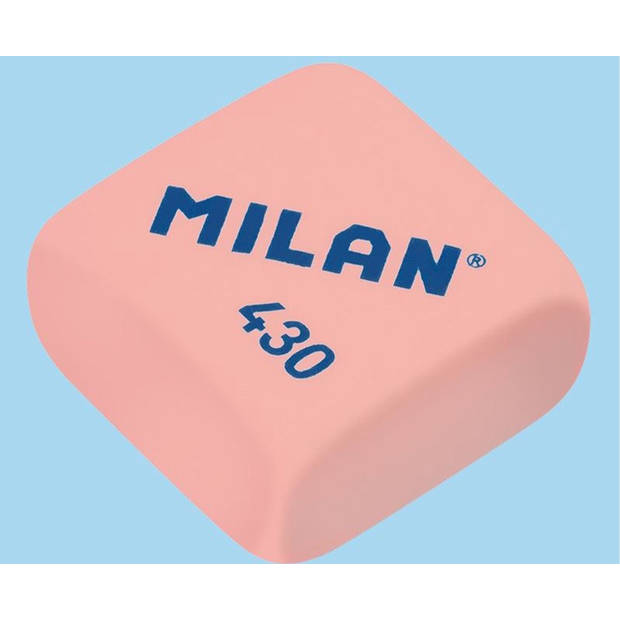30 gummen - Het klassieke MILAN-Rubber Gum Zachte Gum Gummen Knutselen 2,8 x 2,8 x 3 cm Wit,Roze