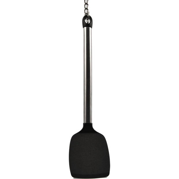 Kitchenware spatula 36cm stainless steel with soft plastic