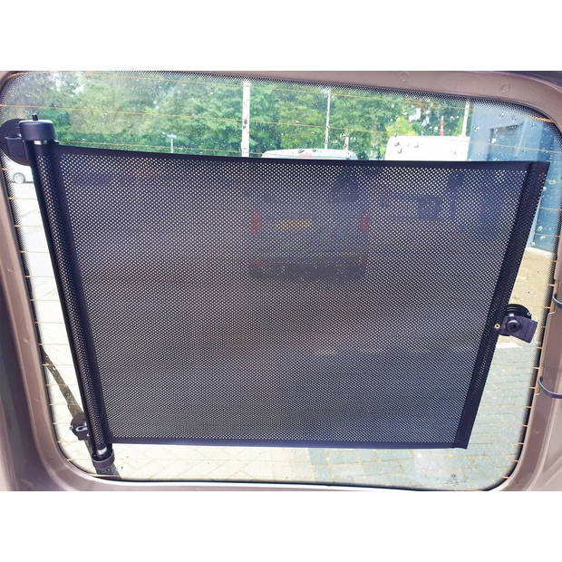 Zonwering Zonnescherm Auto UV Protectie 2 Stuks Autozonwering Voor Autoraam Zijruit - Zwart-