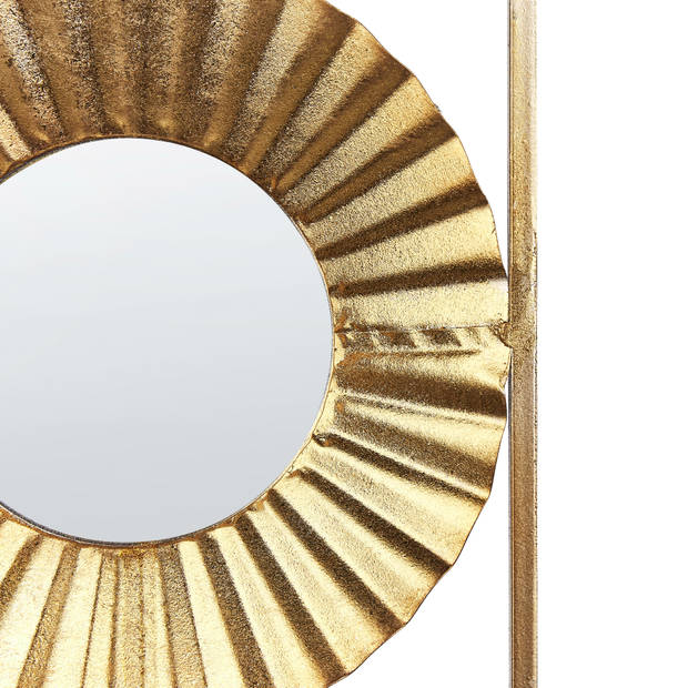 Beliani MAICOBA - Decoratieve Spiegel-Goud-IJzer, Glas