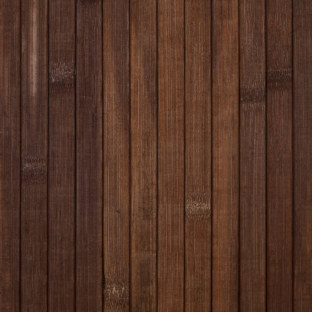 Beliani KANDY - Wasmanden-Donkere houtkleur-Bamboehout