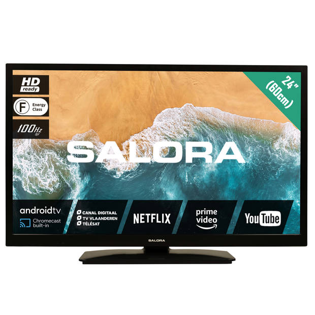 Salora 24MBA300 - Android Smart TV - 24 Inch - HD - Wifi - Zwart