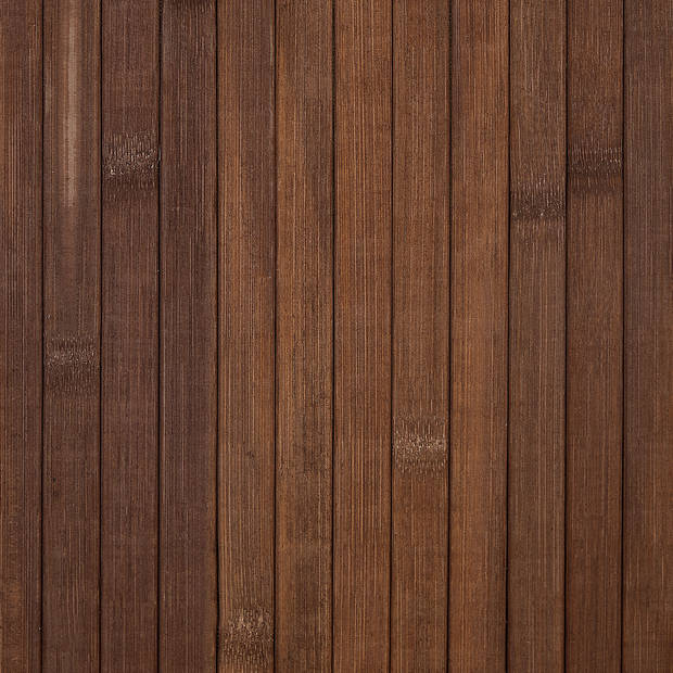 Beliani MATARA - Wasmanden-Donkere houtkleur-Bamboehout