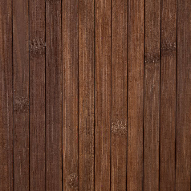 Beliani KOMARI - Wasmanden-Donkere houtkleur-Bamboehout