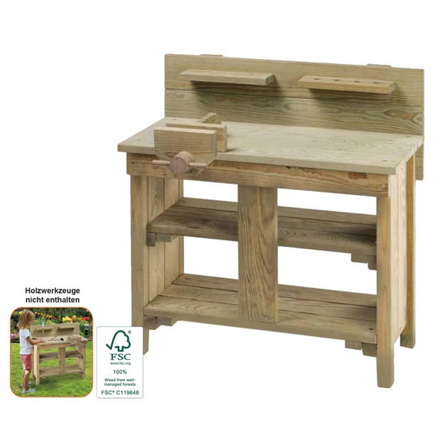 Happy People Kinderwerkbank 80x42x88 cm hout