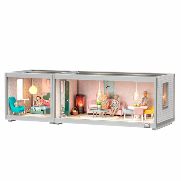 Lundby poppenhuis benedenverdieping