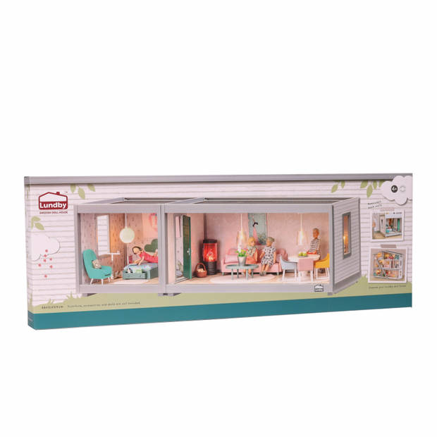 Lundby poppenhuis benedenverdieping