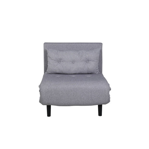 Vicky slaapbank ,fauteuil grijs.