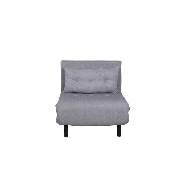 Vicky slaapbank ,fauteuil grijs.