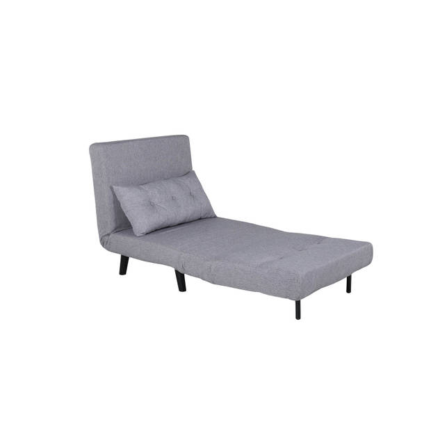 Vicky slaapbank ,fauteuil grijs.