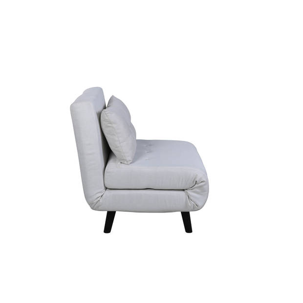 Vicky slaapbank ,fauteuil wit.