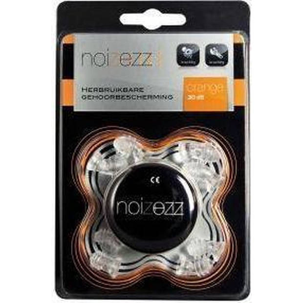 Noizezz - Orange Strong - Gehoorbescherming met demping tot 30 dB - Oranje - Oordoppen - 4 paar