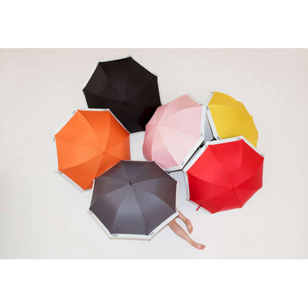 Copenhagen Design - Paraplu Compact in Reistas - Cool Gray 9 - Polyester - Grijs