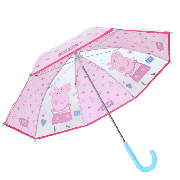 Peppa Pig kinderparaplu - roze - D71 cm - Paraplu's