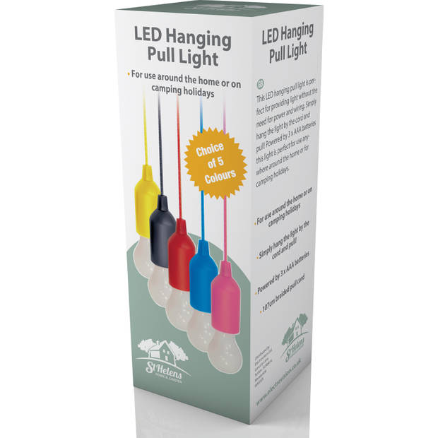 St. Helens Home and Garden LED hanglamp op batterijen RGB