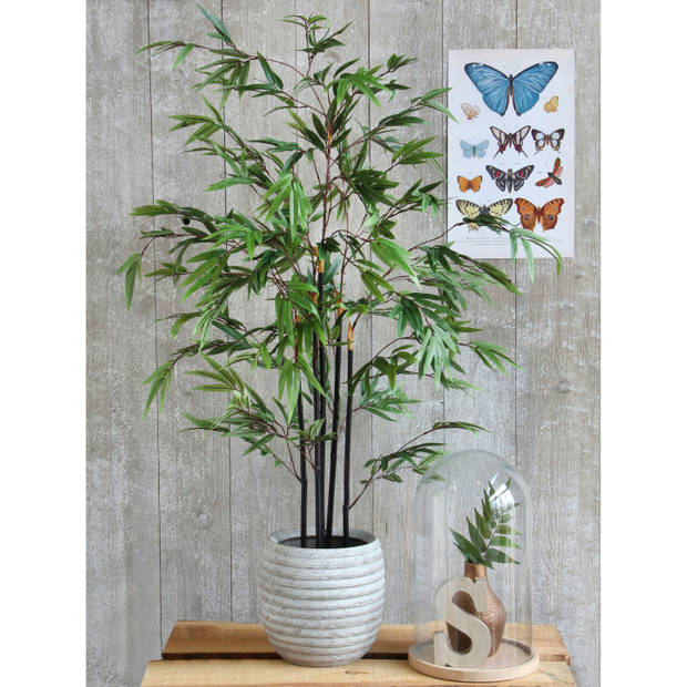 Mica Decorations Kunstplant - Bamboe - struik - 80 x 150 cm - Kunstplanten