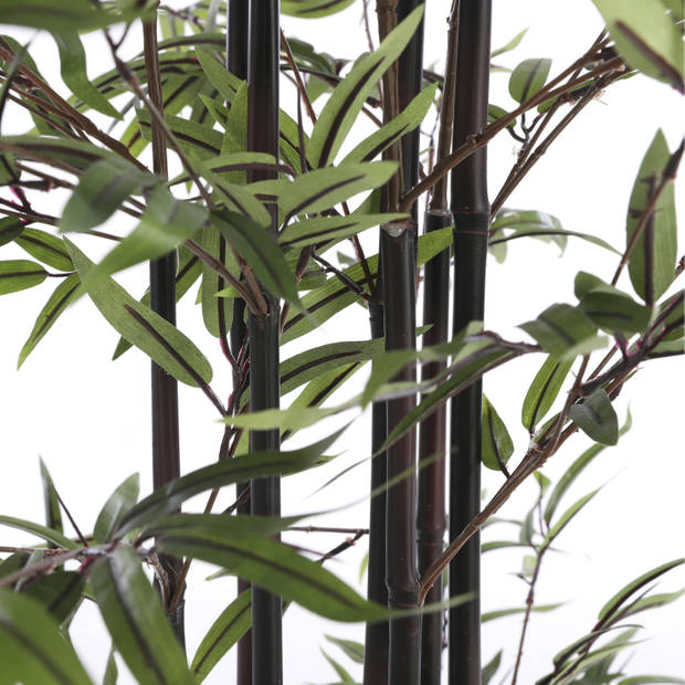 Bamboe struik kunstplant staand 150 cm - Grote volle huis/kantoorplant - Kunstplanten