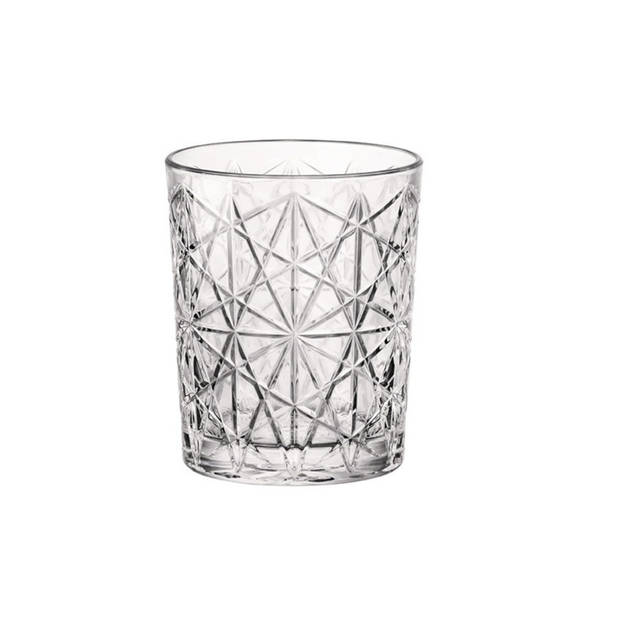 Bormioli Whisky glazen - 6x - Lounge serie - transparant - 390 ml - Whiskeyglazen