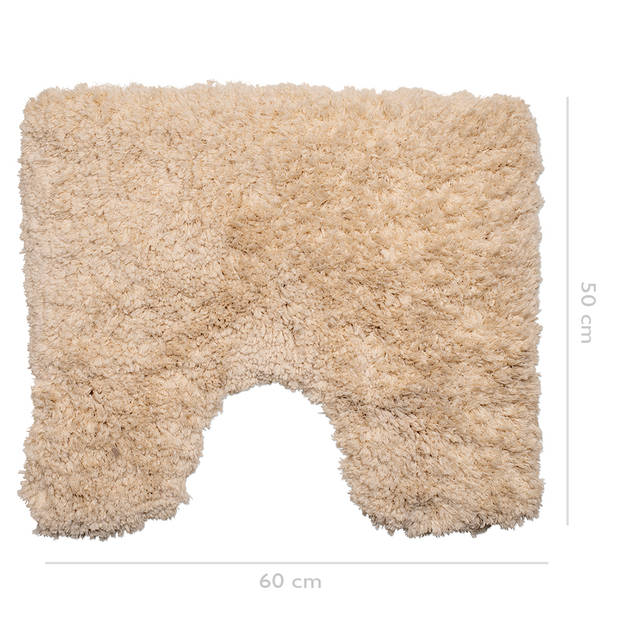 Wicotex Toiletmat Classic pure 50x60cm creme