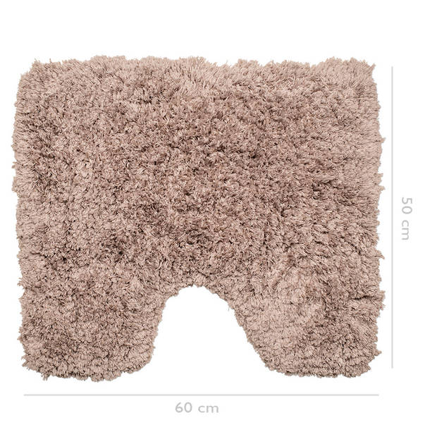 Wicotex Toiletmat Classic pure 50x60cm taupe