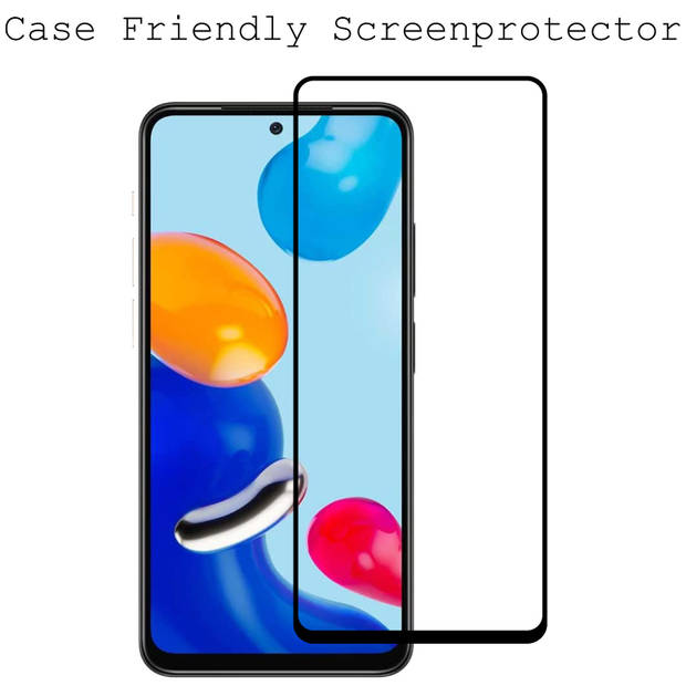 Basey Xiaomi Redmi Note 11 Pro Screenprotector Screen Protector Beschermglas Tempered Glass